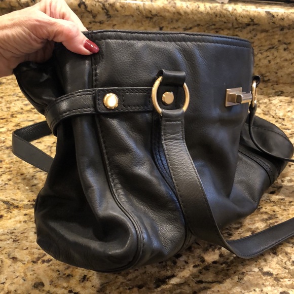 Michael Kors Black 8 Compartment Leather Handbag - Picture 6 of 9